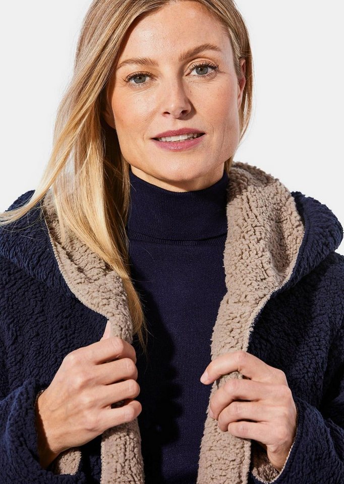 Weatherproof since 1948 Outdoorjacke Winterjacke mit Kapuze Zweiseitige Teddyjacke mit Taschen und Langarm Bild 4