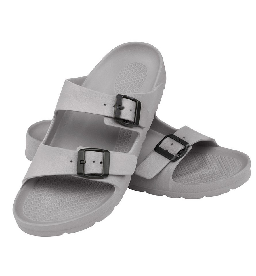 Aqua Speed Damen Badesandalen Gr. 38 – bequem + Mikrofaserhandtuch Badesandale (Pflegeleichte Damenlatschen – leicht, stabil & handtuchinklusive) Damenbadelatschen mit Komfort-Sohle – leicht & langlebig Bild 5