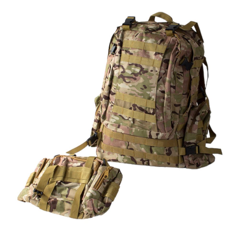 VERK GROUP Rucksack Taktischer Militär Rucksack Commando Survival Wasserdicht 48,5L Bild 2