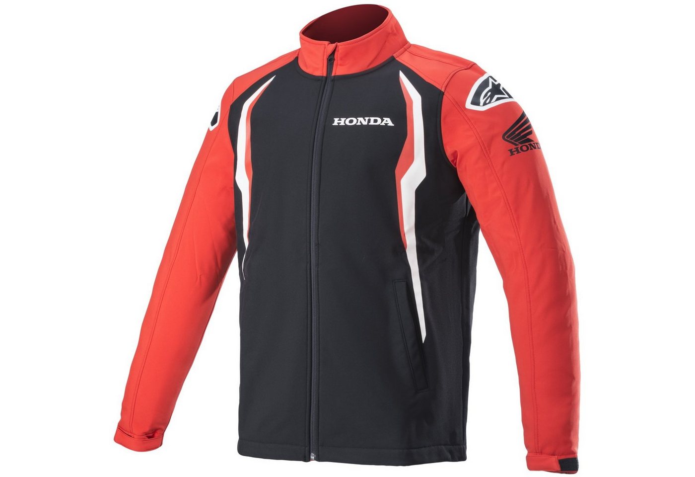 Alpinestars Motorradjacke Alpinestars Honda Softshell Jacke rot / schwarz motorradjacke herren