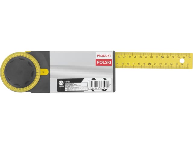 Tooltraders - Winkelmesser Winkelmaß Zimmermannswinkel Schreinerwinkel Länge 350mm +350mm