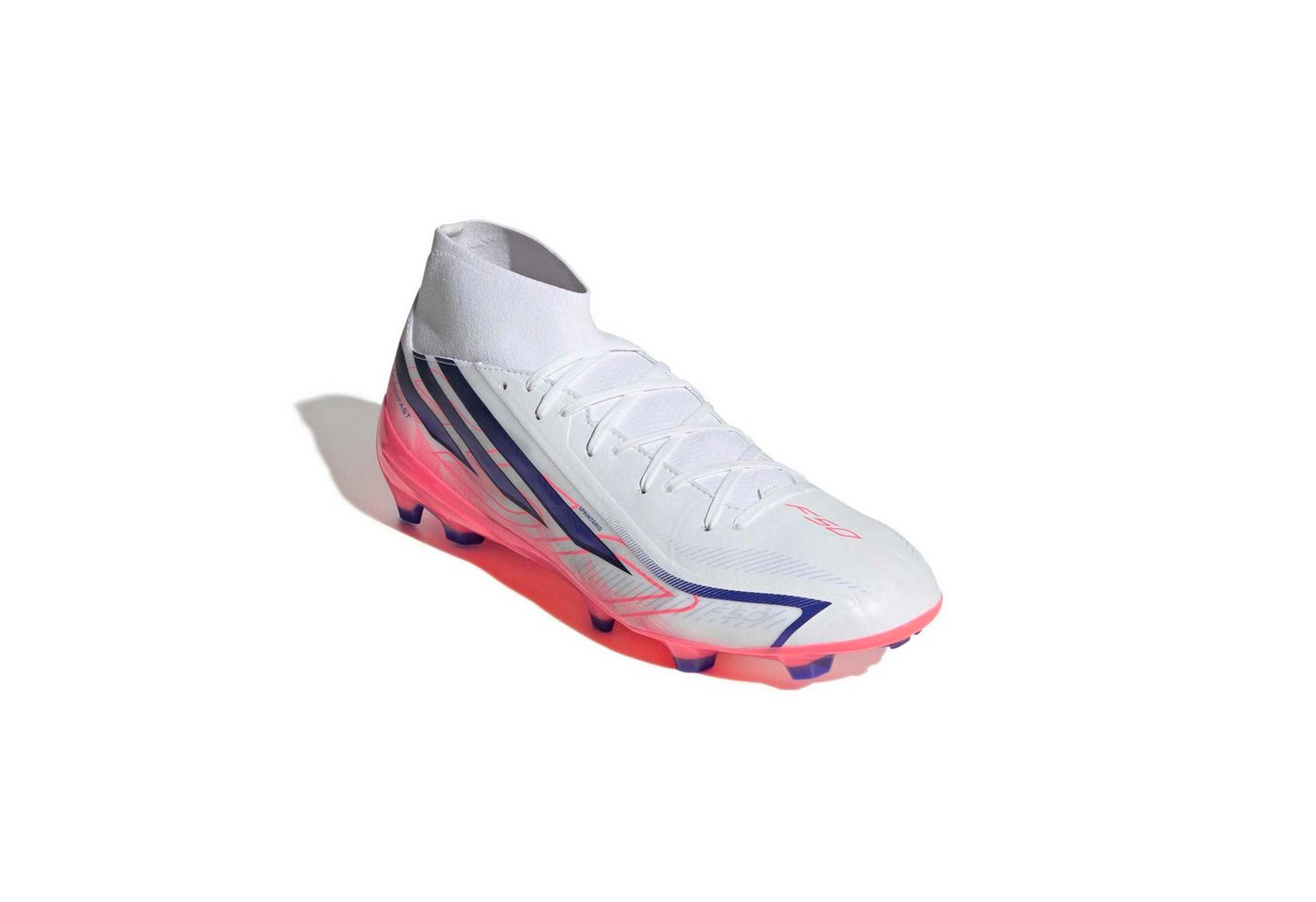 adidas Performance F50 HYPERFAST LEAGUE MID FG FTWWHT/SOLPUR/SOLTUR Fußballschuh Bild 4