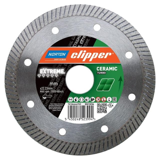 Clipper Diamant Sägeblatt Extreme Ceramic Turbo (vormals Super Gres xt Evo), Ausführung: 250 x 25,4 mm