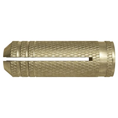 26424 ms 4 x 15 Messingdübel 15 mm 5 mm 100 St. - Fischer