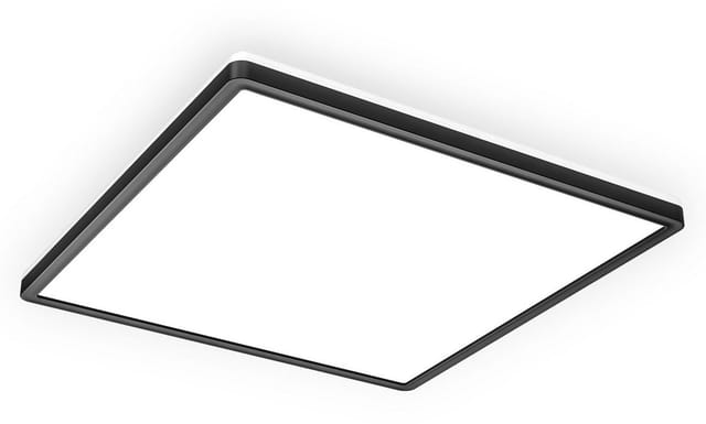 B.k.licht - led Panel 42x42 cm - 22W, 3000lm, flach, backlight, neutralweiß, schwarz