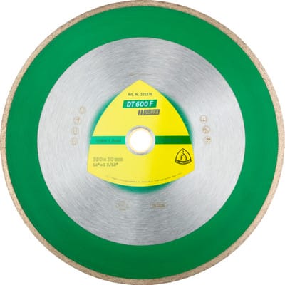 KLINGSPOR VOLLDIAMANTSCHEIBE 250 mm x 1,9 mm x 30/25,4 mm DT600F FÜR KERAMIK