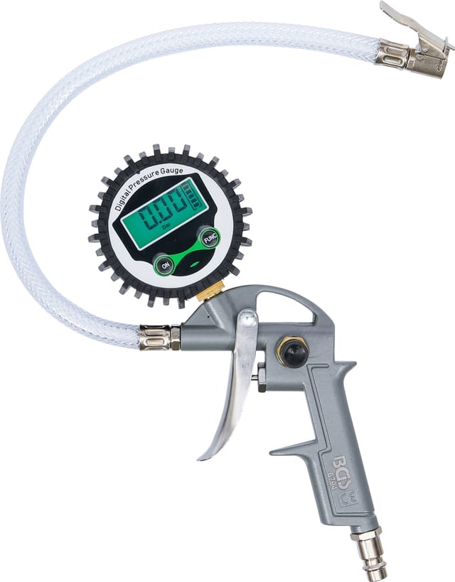 Bgs Druckluft-Reifenfüllpistole digital 0 - 8 bar 6794