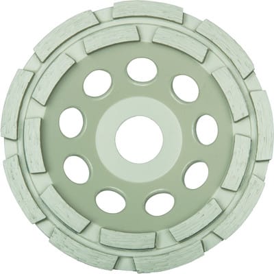 Klingspor DS 600 B Diamantschleifteller, 100 x 8,5 x 22,23 mm 16 Segmente 8,5 x 5,5 mm, 2-Reihig Reduzierring 16