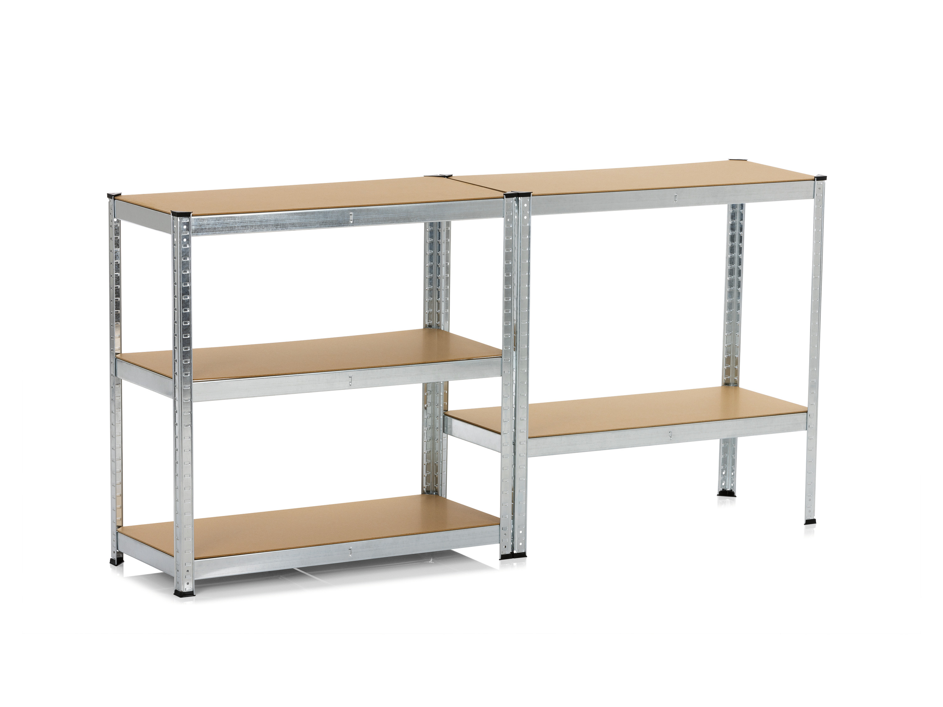 EASYMAXX Schwerlastregal mit 5 belastbaren Holzböden Bild 2