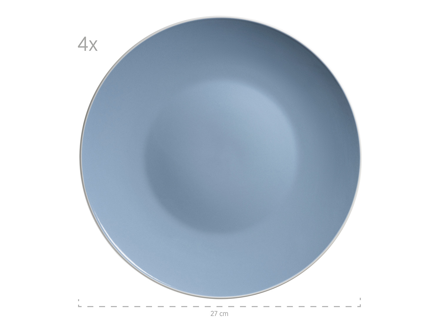 MÄSER Serie Elissa 24-teiliges Kombiservice (Blau) Bild 2
