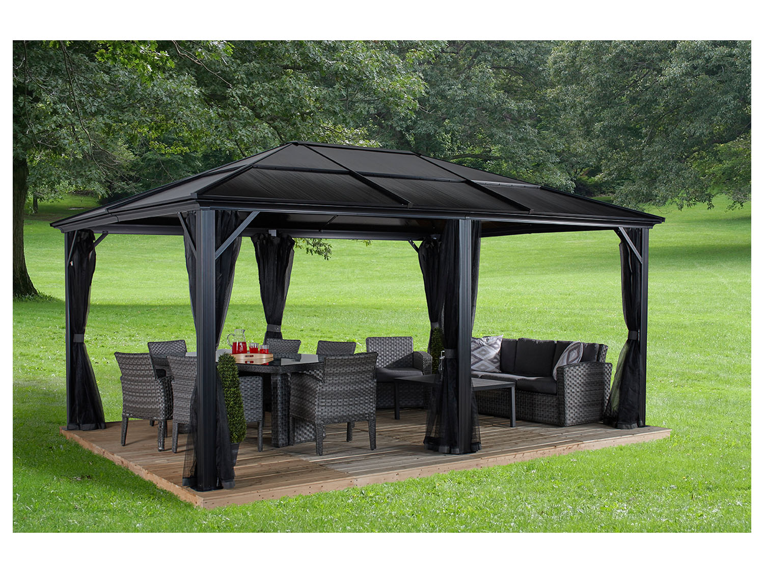 SOJAG CANADA Aluminium Pavillon »Meridien«, 12 x 16 Bild 2