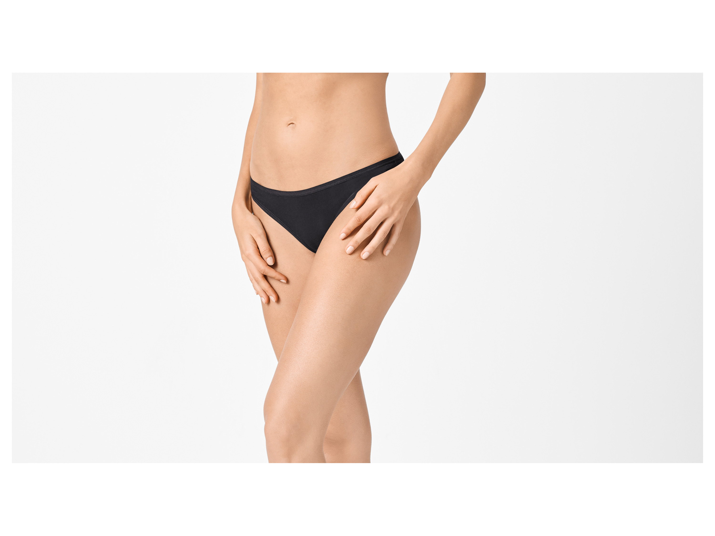 ESMARA® Damen Strings, 5 Stück (Schwarz, XS(32/34))