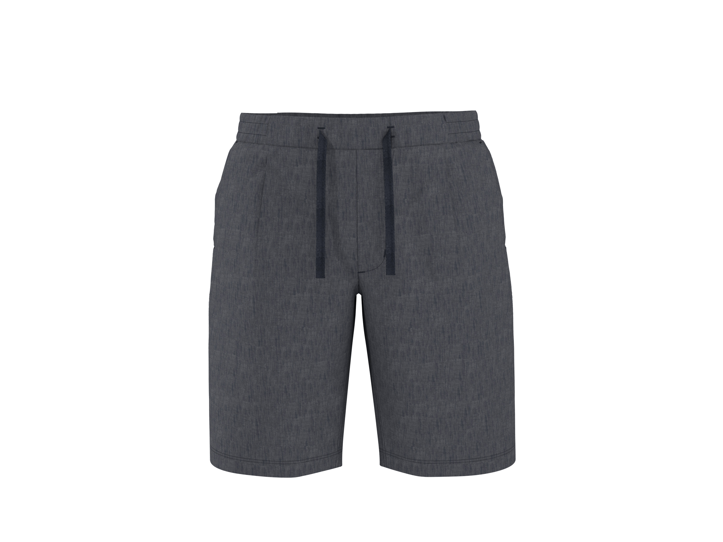 ESMARA MEN Herren Shorts mit Leinen (Grau, M (48/50))
