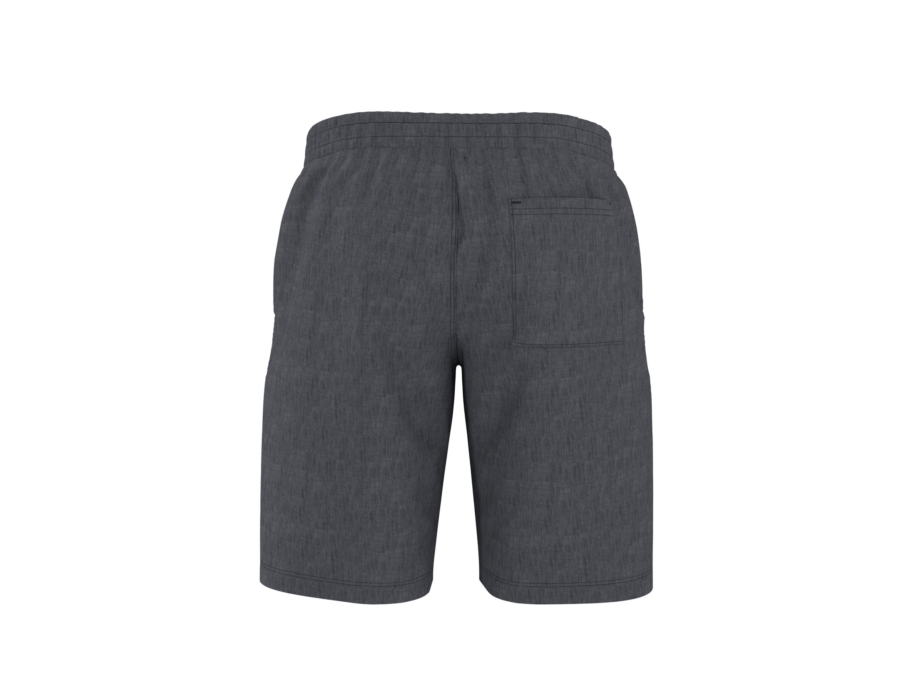 ESMARA MEN Herren Shorts mit Leinen (Grau, M (48/50)) Bild 3