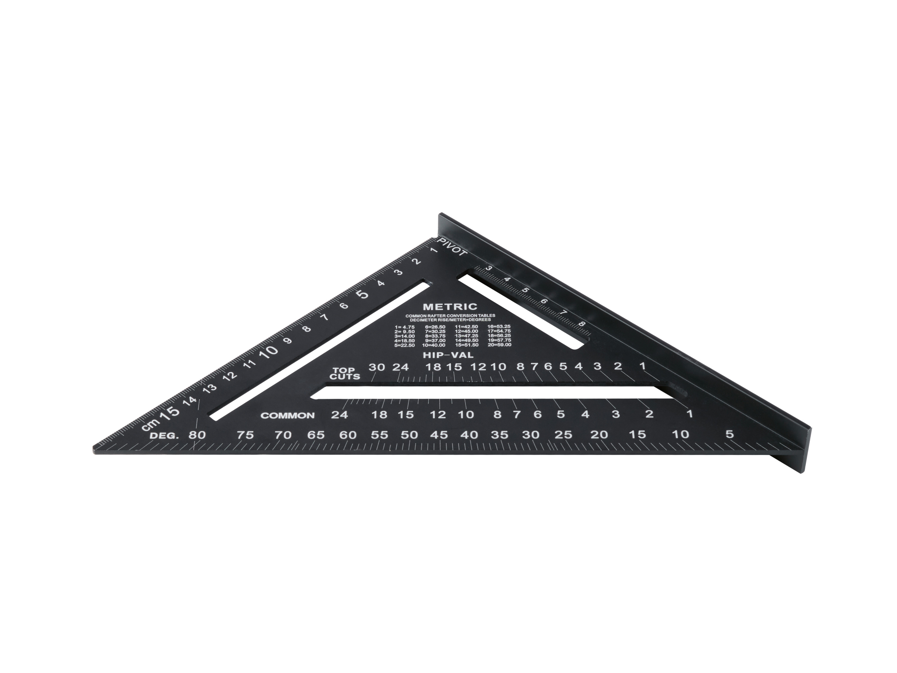 PARKSIDE® Multiwinkel-Messlineal / Dreieck mit Anschlagwinkel