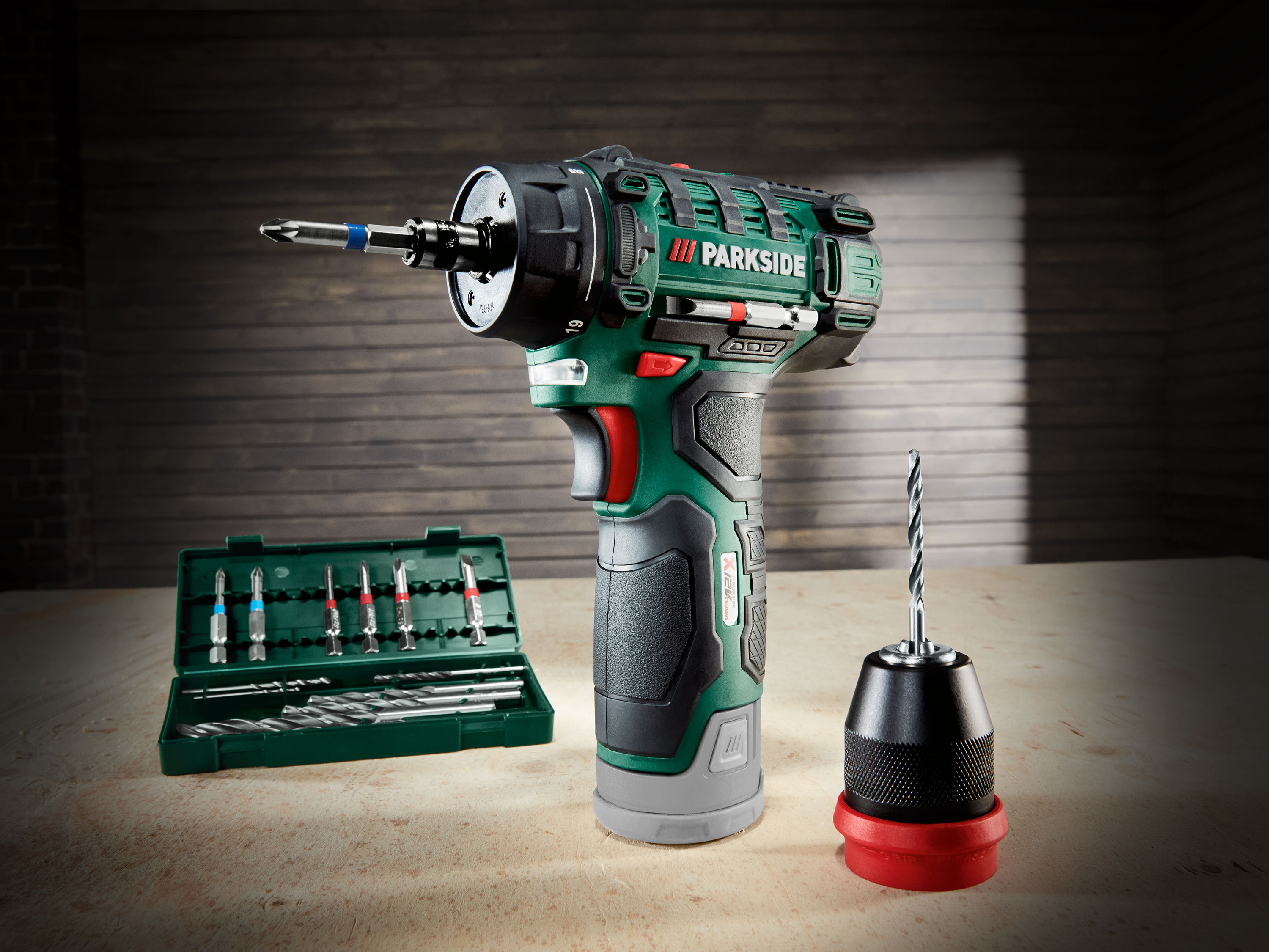 PARKSIDE® 12 V Akku-Bohrschrauber »PBSA 12 D4«, ohne Akku und Ladegerät Bild 3