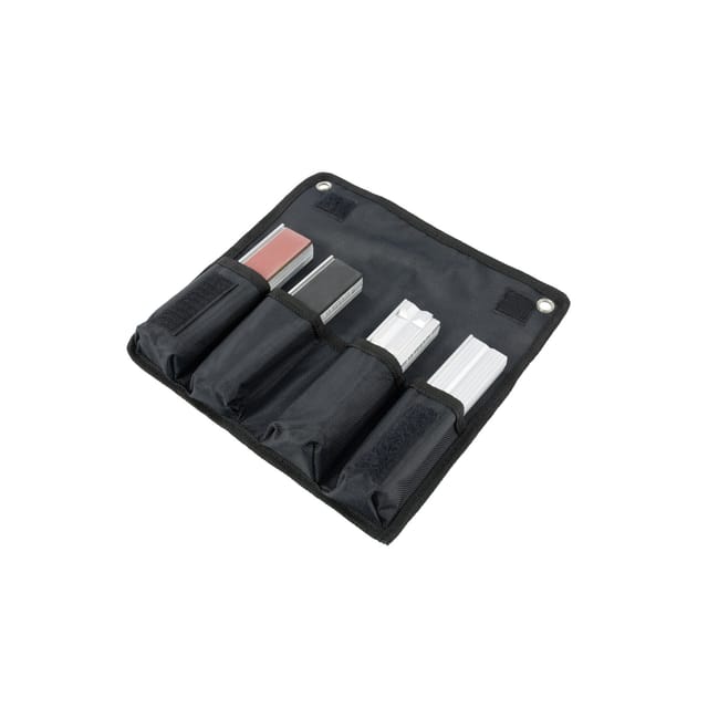 Rohr-/Schutzbackenset f.Backen-B.120mm 8tlg.in Tasche Alu.HEUER