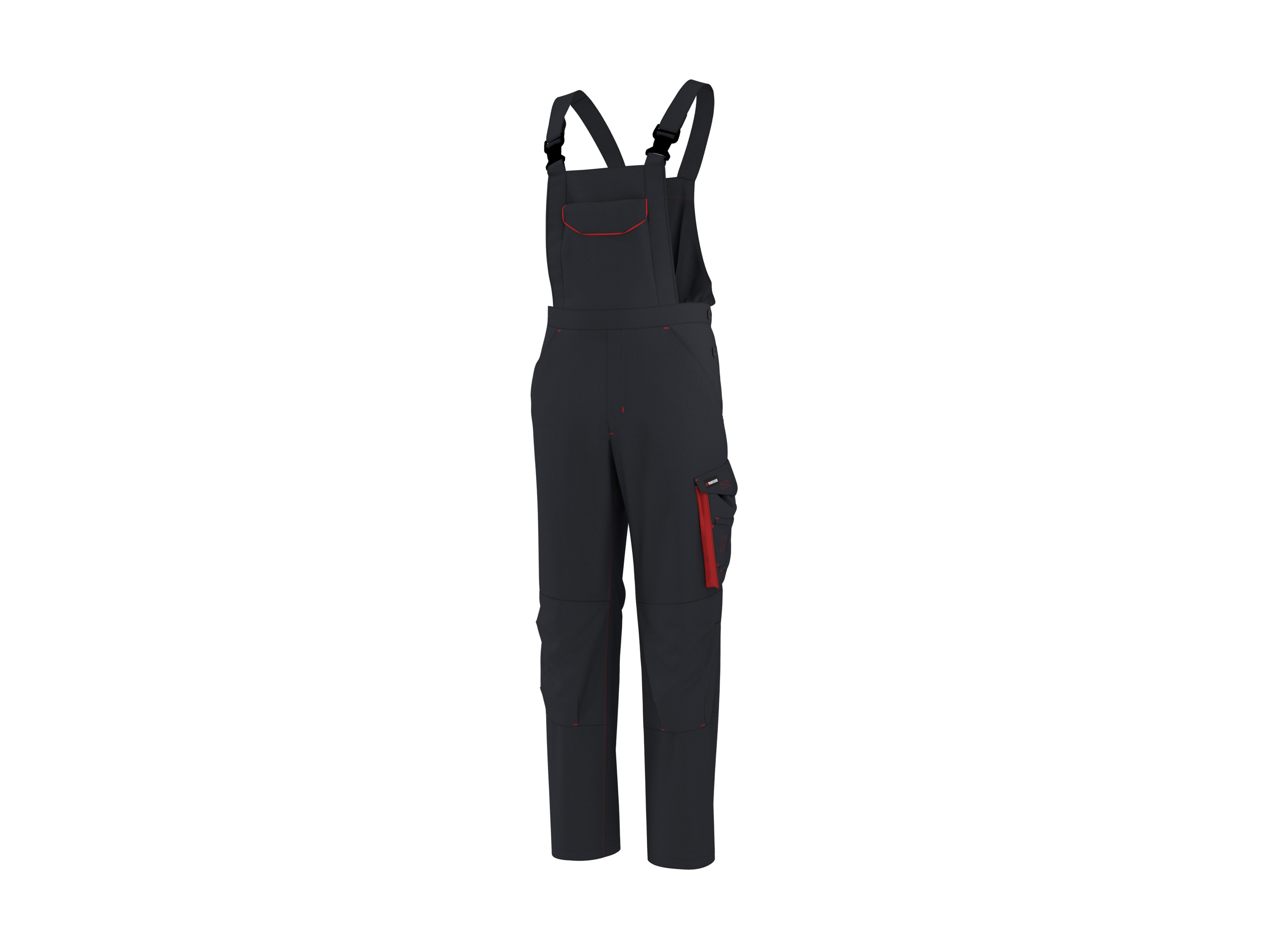 PARKSIDE® Herren Arbeitslatzhose (Schwarz, M (48/50))