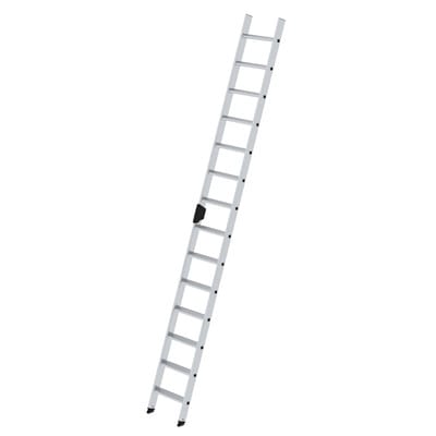 Günzburger Steigtechnik - Stufen-Anlegeleiter ohne Traverse 14 Stufen - 040314