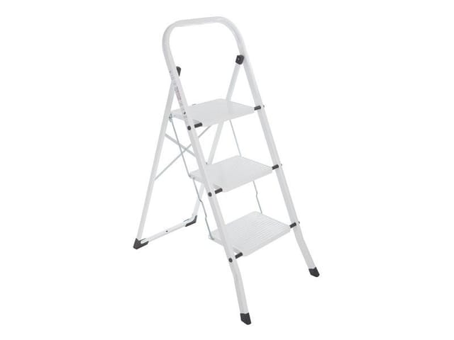 Hailo Tritthocker, 3 Stufen, Weiß HAILO