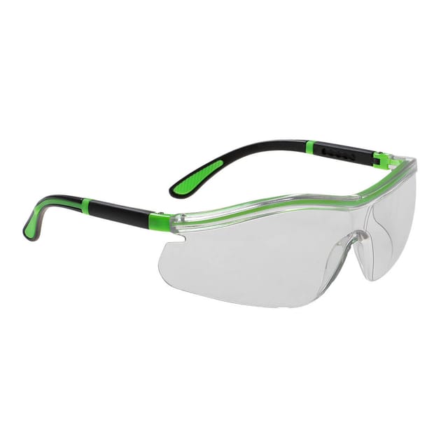 Sicherheitsbrille Neon farblos