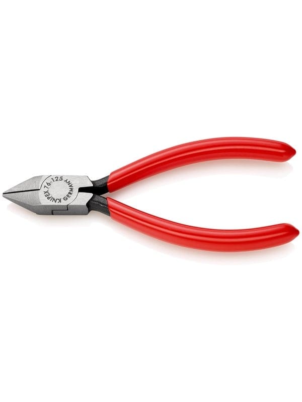 Seitenschneider L.125mm Form 8 Facette ja,kl.Kopf pol.Ku.-Überzug Knipex 7681125