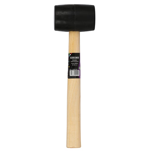 Gummihammer Schwarz 500g - 60mm Sidamo - 11200105