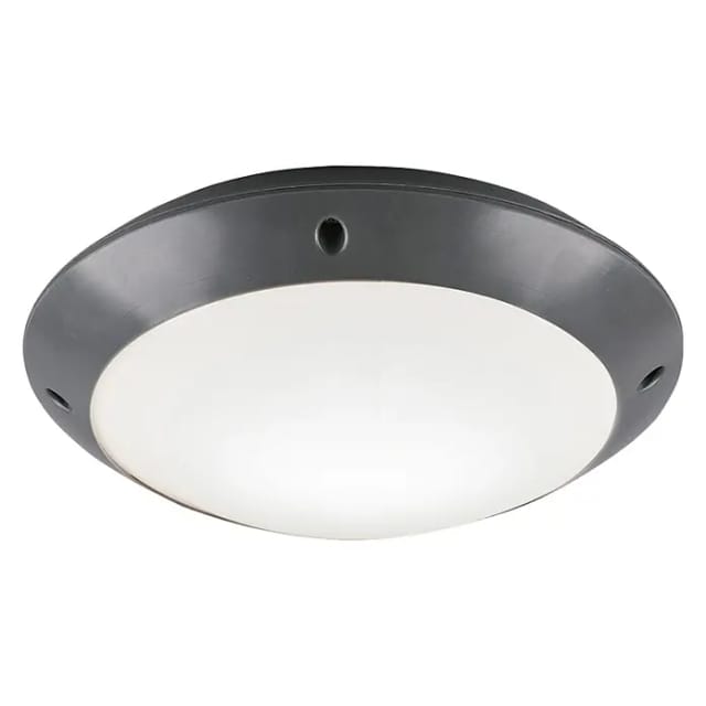 Runde Außendeckenleuchte Wandlampe camaro in Anthrazit - 26 cm