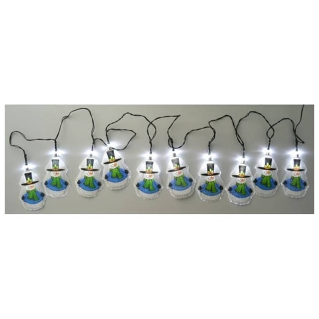 Wh Solar led Lichterkette diverse Design - Schneemann