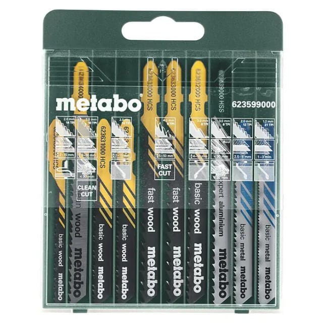 623599000 10-teiliges Stichsägeblattsortiment 10 St. - Metabo