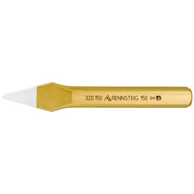 Rennsteig - Kreuzmeißel flachoval din 6451 Schneidenbreite 6 mm Länge 150 mm