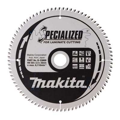 Sägeblatt specialized 250x30x84Z - Makita