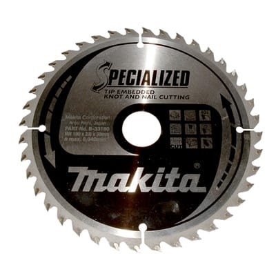 Sägeblatt specialized 190x30x40Z - Makita