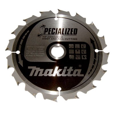 Sägeblatt specialized 165x20x16Z - Makita