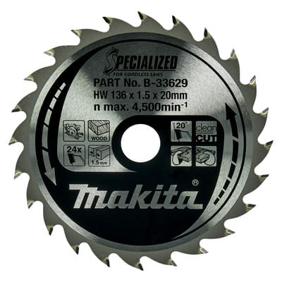 B-33629 specialized Sägeb.136x20x24Z - Makita