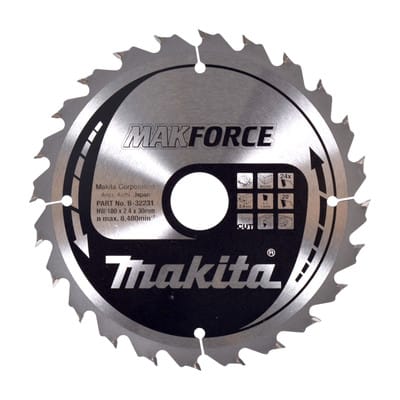 Kreissägeblatt makforce 180/30 mm, 24 Zähne, 1,5 mm, Holz - Makita