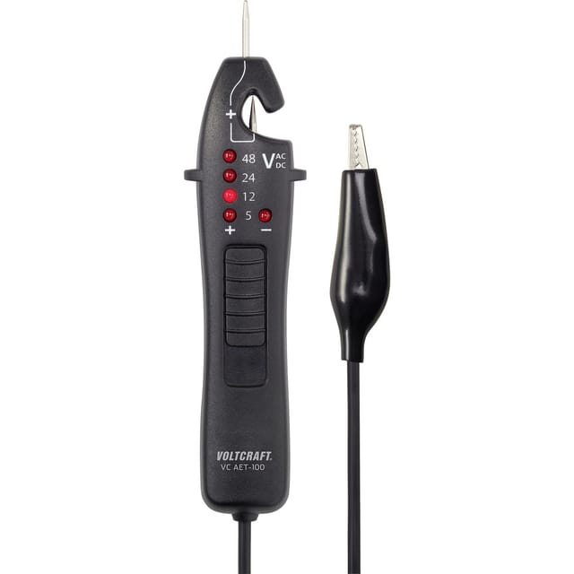 Voltcraft - vc AET-100 Zweipoliger Spannungsprüfer cat i led