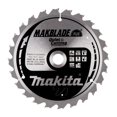 Sägeblatt makblade+ 190x20x24Z - Makita