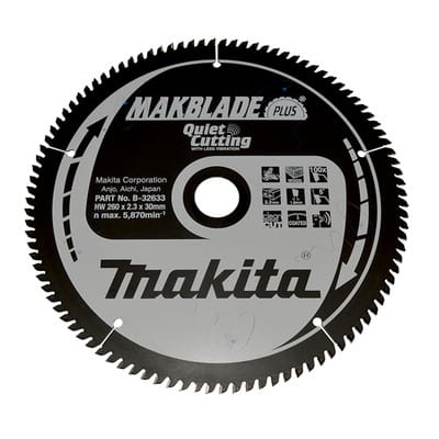 Sägeblatt makblade+ 260x30x100Z - Makita