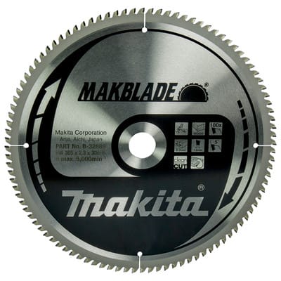 Zubehör - Sägeblatt Holz, 305x30 mm, 100 Zähne B-32889 - Makita