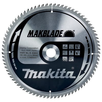 Sägeblatt makblade 305x30x80Z - Makita