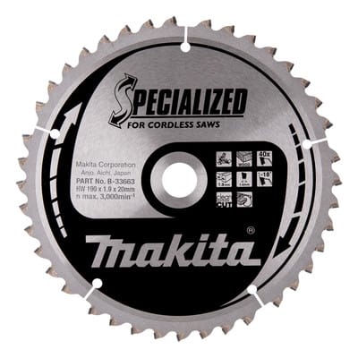 Makita Sägeblatt MAKBLADE 190x20x40Z