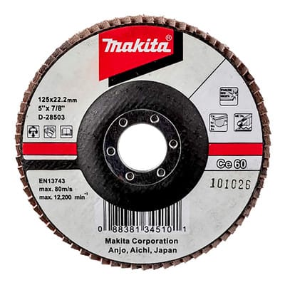 Fächerschleifscheibe 125 mm, 60F - Makita