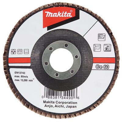 Fächerschleifscheibe 115 mm, 60F - Makita