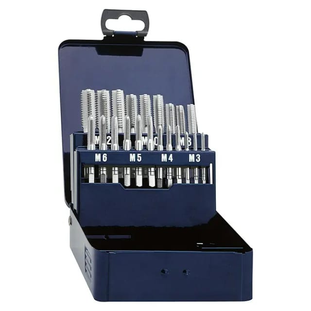 Eventus By Exact - 10701 Handgewindebohrer-Set 21teilig metrisch Rechtsschneidend din 352 hss 1 Se