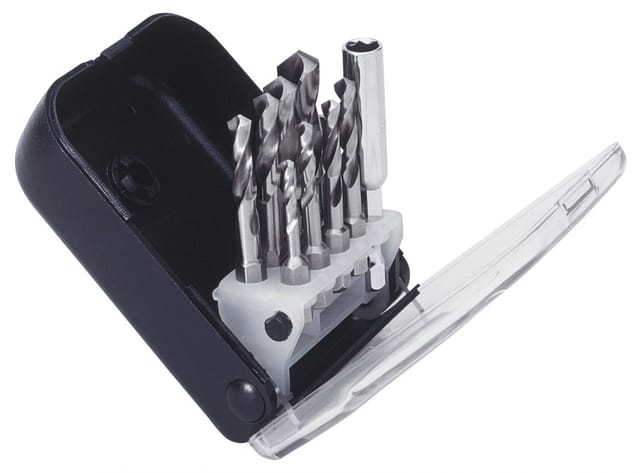 Spiralbohrerbit-Set ClipSet g Spibo-Bits hss 2,5-10,2 mm Sechskant Metallbohrer - Exact