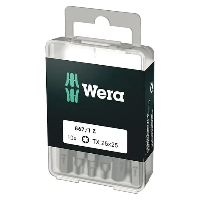 867/1 z torx® Bits 10 x tx 25x25 - Wera