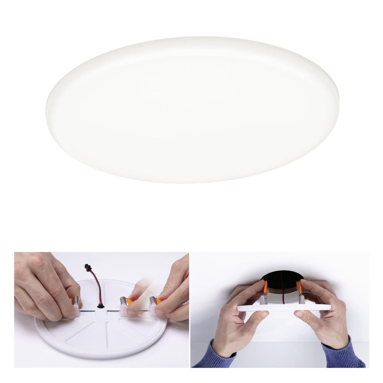 Einbauleuchte led Veluna Varifit 3-Stufen dimmbar ø 18,5 cm 17,5 w Einbauleuchte - Paulmann