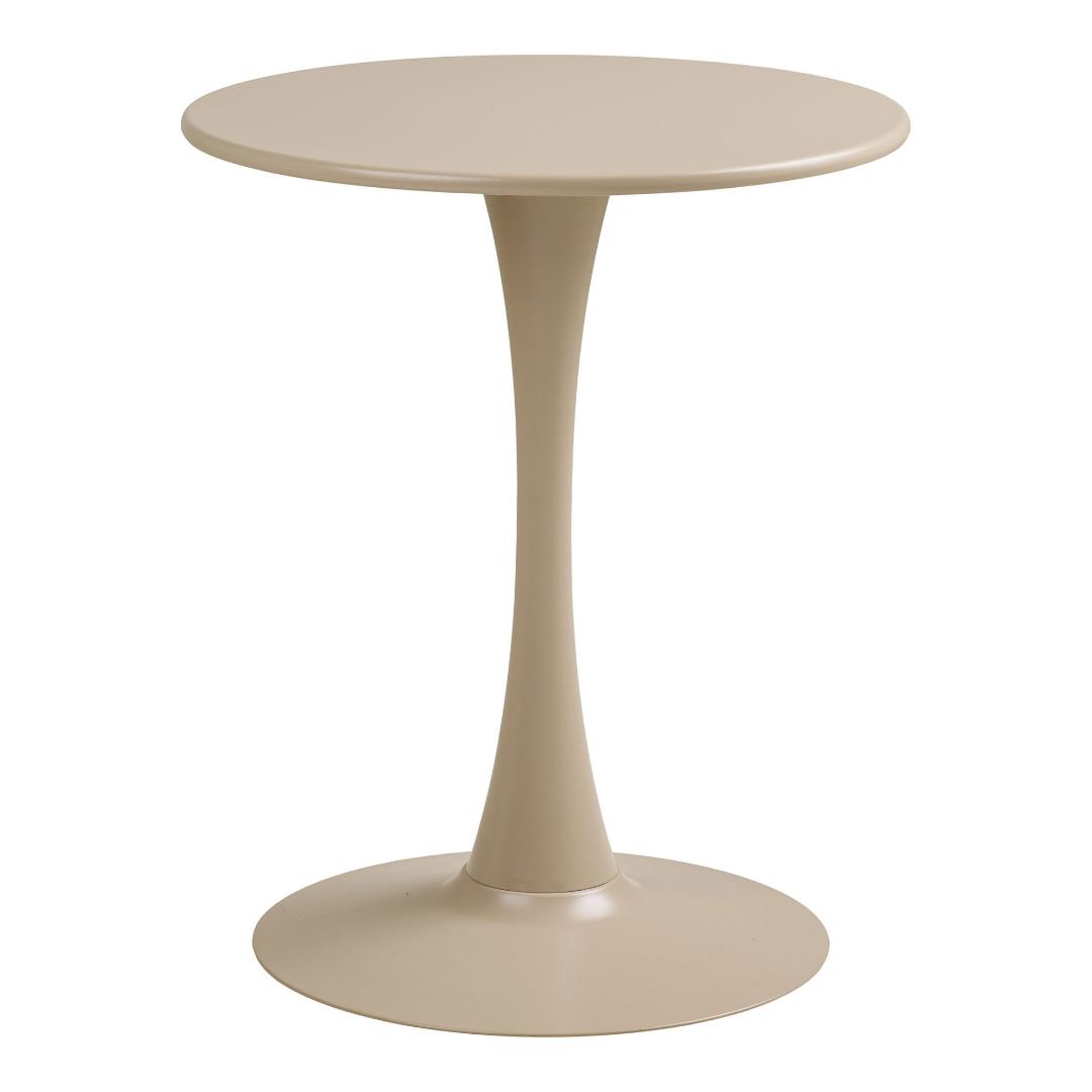 Meja Cafétisch Ø60cm Taupe.