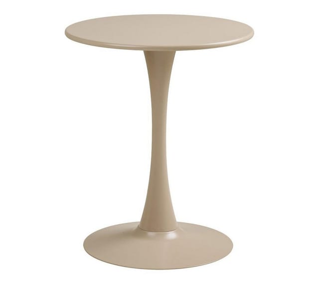 Meja Cafétisch Ø60cm Taupe.